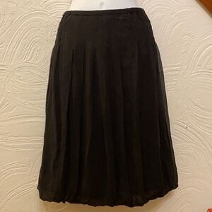 NWT Cote Femme silk pleated skirt 2